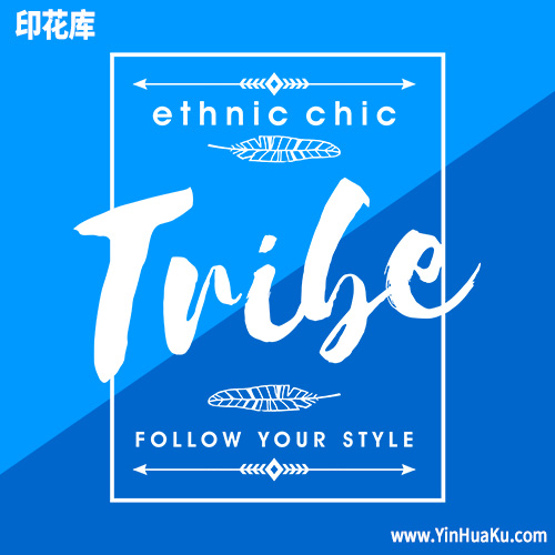 H12108ethnic chic trile热转印印花素材烫画素材 矢量图 免抠PNG图