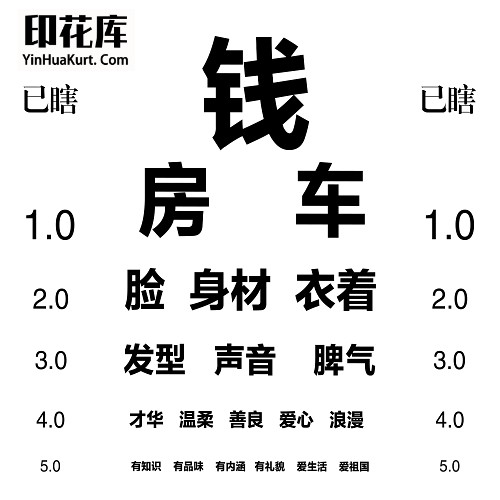13363个性时尚中文文字搞怪热转印烫画T恤图案PNG透明免抠素材