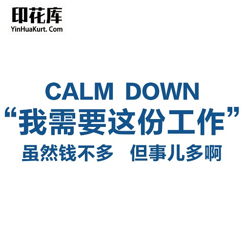 13430潮流个性中文文字搞怪热转印烫画T恤图案PNG透明免抠素材