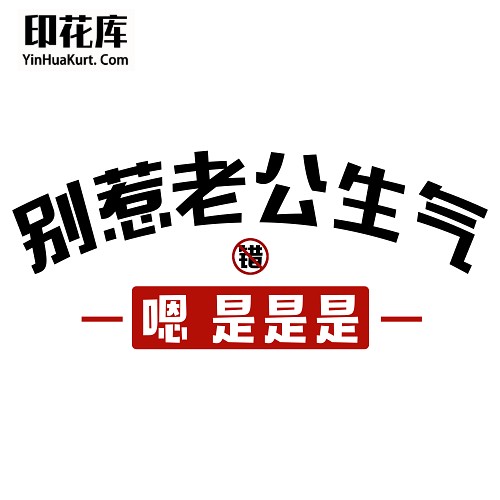 13504潮流个性中文文字搞怪热转印烫画T恤图案PNG透明免抠素材