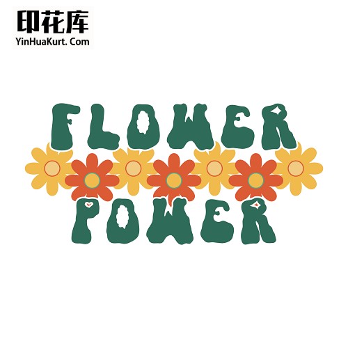 13580花朵植物英文字母印花素材T恤卫衣透明底小众高清